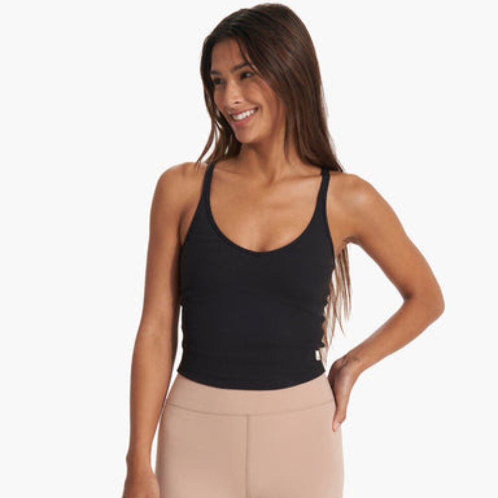 BNWT Vuori Ribbed Crop Tank Top Size Medium